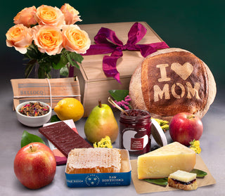 Mother's Day Garden Party with Roses Gift Basket
