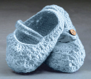 Blue Baby Booties