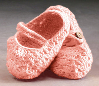 Pink Baby Booties