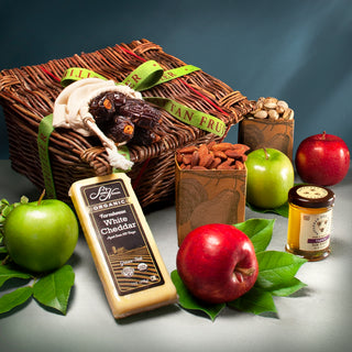 Kosher Cheese and Apples Savory Snack Basket