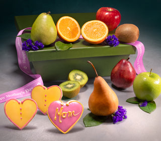 Mother's Day Fruit & Cookie Gift Basket