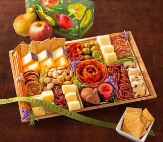 Deluxe Meat and Cheese Board with Fruit