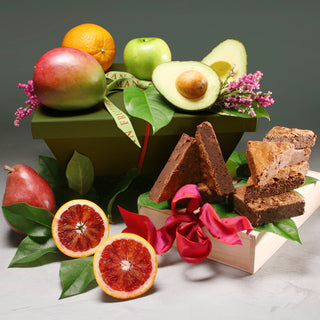 Pippin Fresh Fruit & Brownies Gift Basket