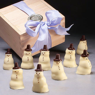 L.A. Burdick Handcrafted Chocolate Snowmen