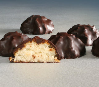 Chocolate Dipped Macaroons, 12 oz (Kosher for Passover, OU Parve, Gluten Free)
