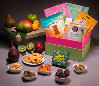 Get Glowing Vegan Snacks with Fruit Hamper