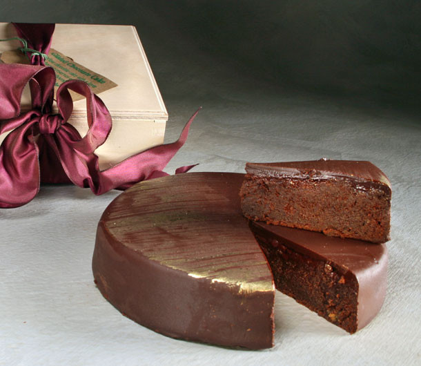 Gilded Chocolate Cake