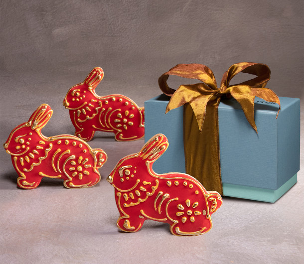 Year of the Rabbit Lunar New Year Cookies
