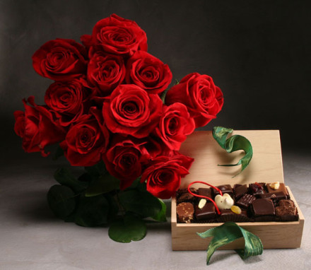 Roses and Chocolate Bon Bons